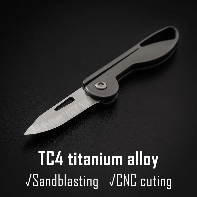 Mini-Taschenmesser aus Titanlegierung Skanto