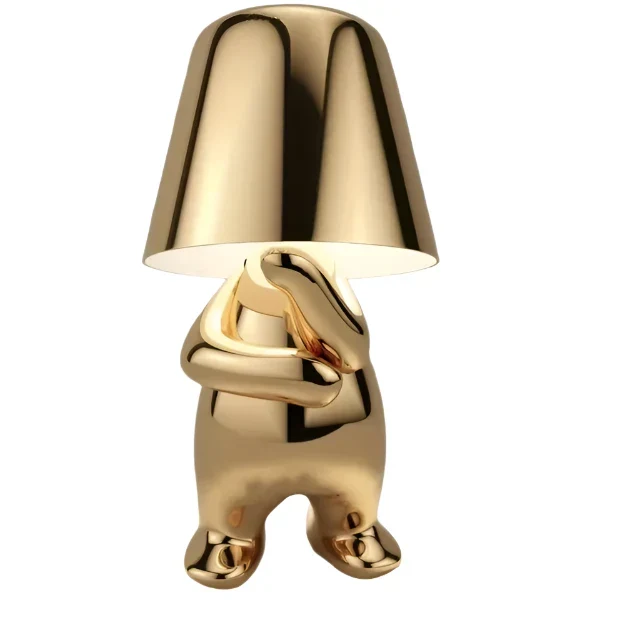 Moderne LED-Tischlampe im skulpturalen Design – Dekorative Statuettenlampe für das Wohnzimmer | Skanto