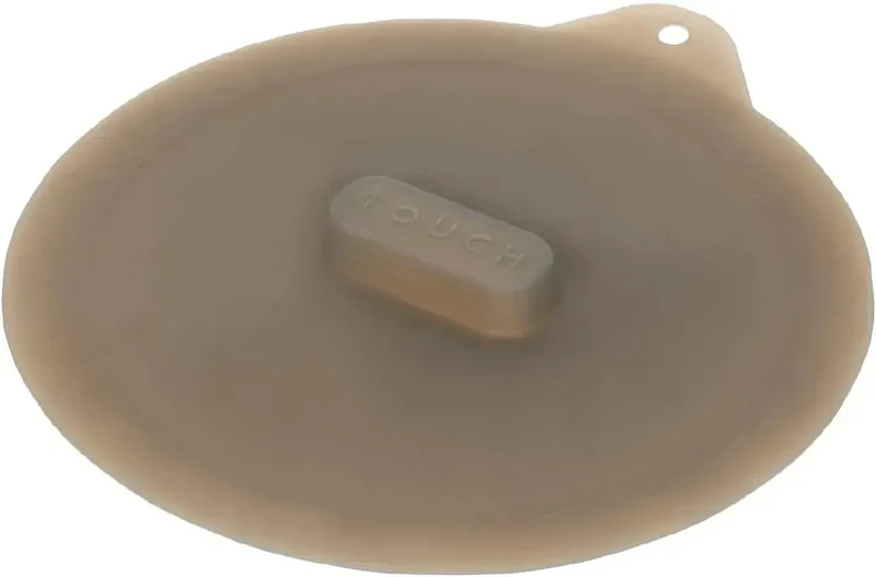 Pearl Metal Silicone Microwave Bowl Cover, Mocha Grey, 10.6 in