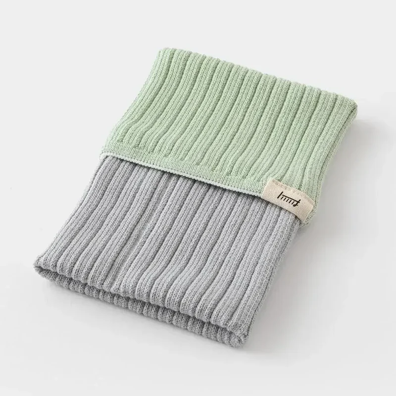 Midori Bookband Notebook Flapper for A6-B6, Green Two Pockets