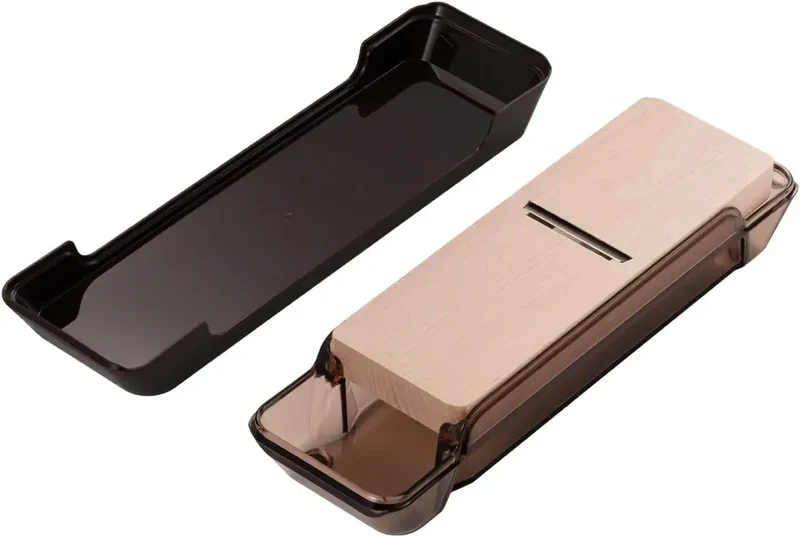 KAI Bonito Flake Sharpener with Cover for Home Broth Making Tool