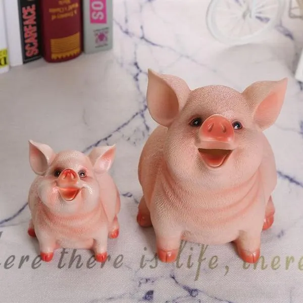 Realistisches fröhliches Sparschwein | Skanto
