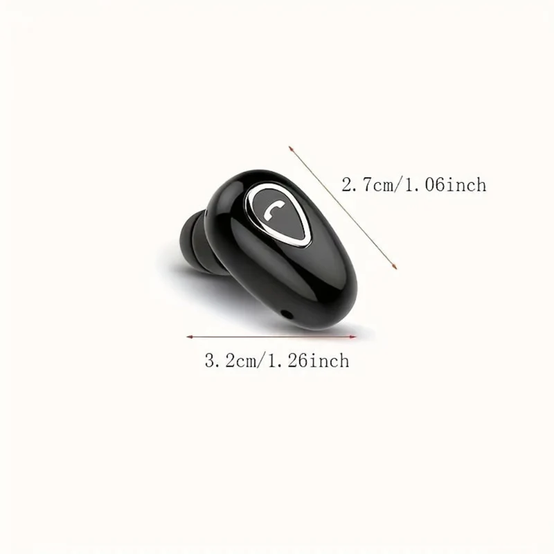 Skanto | Bluetooth Earbud Kabelloser Mini Unsichtbarer Einzelohr-Kopfhörer