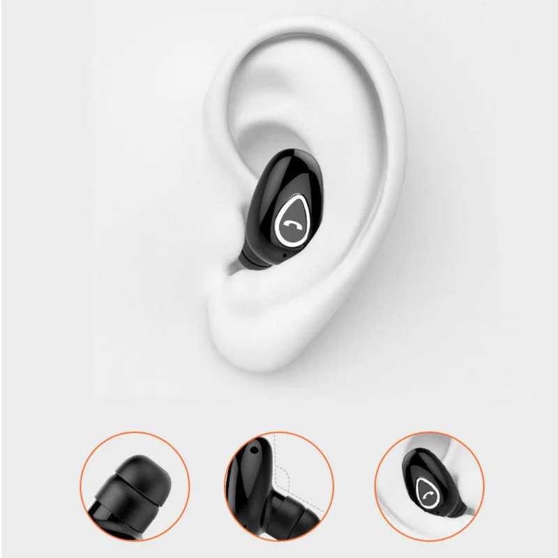 Skanto | Bluetooth Earbud Kabelloser Mini Unsichtbarer Einzelohr-Kopfhörer