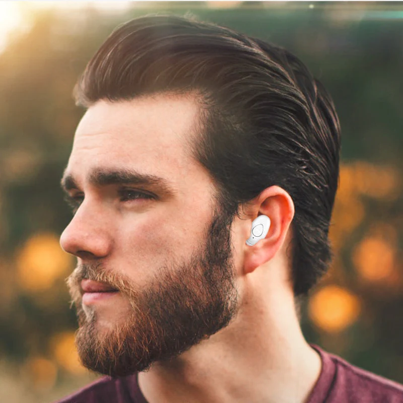 Skanto | Bluetooth Earbud Kabelloser Mini Unsichtbarer Einzelohr-Kopfhörer