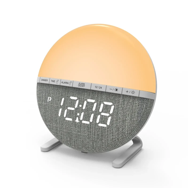 Lichtwecker – Sonnenaufgang, Farbwechsel-Nachtlicht und mehrere Alarme