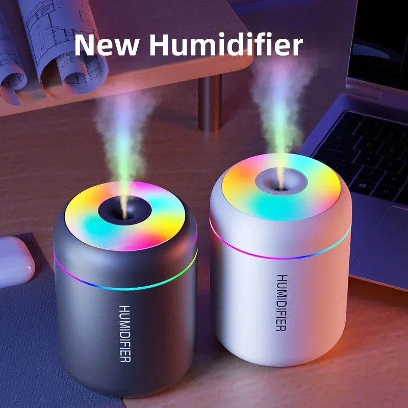 Mini-Luftbefeuchter 180 ml – kompakt für den Schreibtisch, mit Duftfunktion