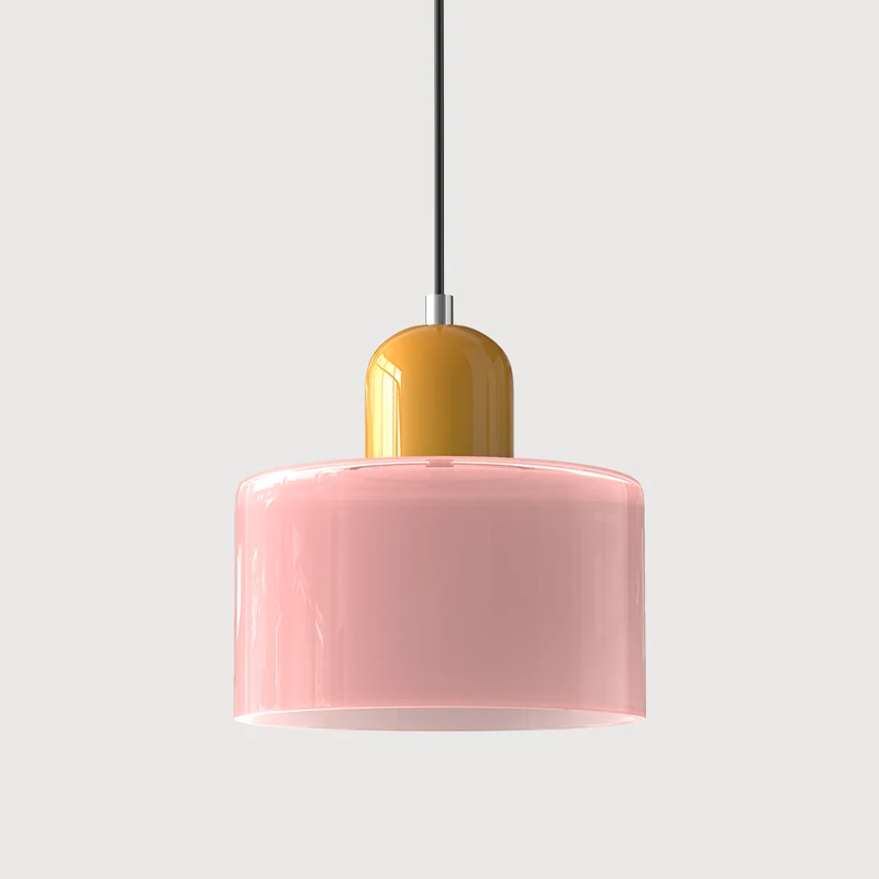 Skanto | Moderne Lampe mit farbigem Glas und geometrischer Form