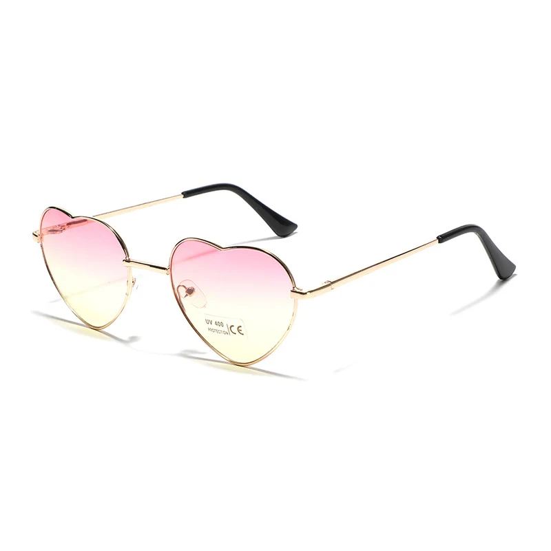 Damen Herz-Sonnenbrille mit UV-Schutz und zartem Rahmen Skanto
