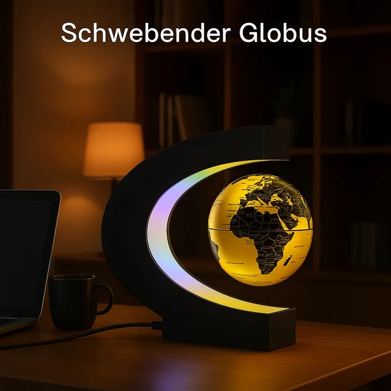 AstroGlobe LED-Weltkugel – Schwebende Globuslampe mit magnetischer Aufhängung