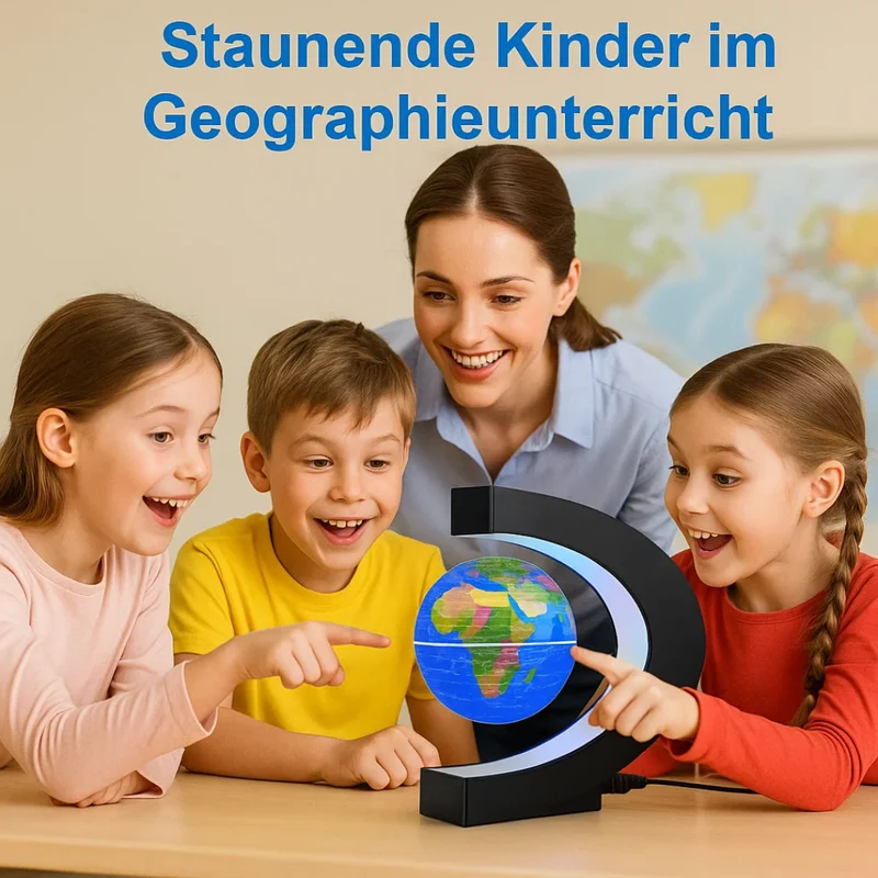 AstroGlobe LED-Weltkugel – Schwebende Globuslampe mit magnetischer Aufhängung