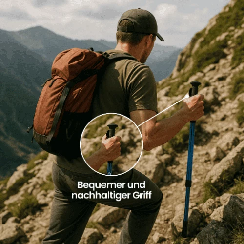 Skanto | Verstellbare Trekkingstöcke für Stabilität und Komfort
