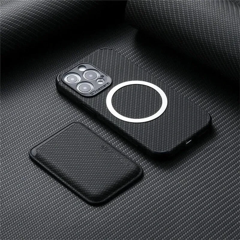 MagSafe Wallet Case mit Carbonfaser-Schutz