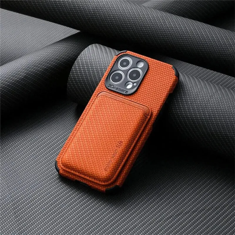 MagSafe Wallet Case mit Carbonfaser-Schutz