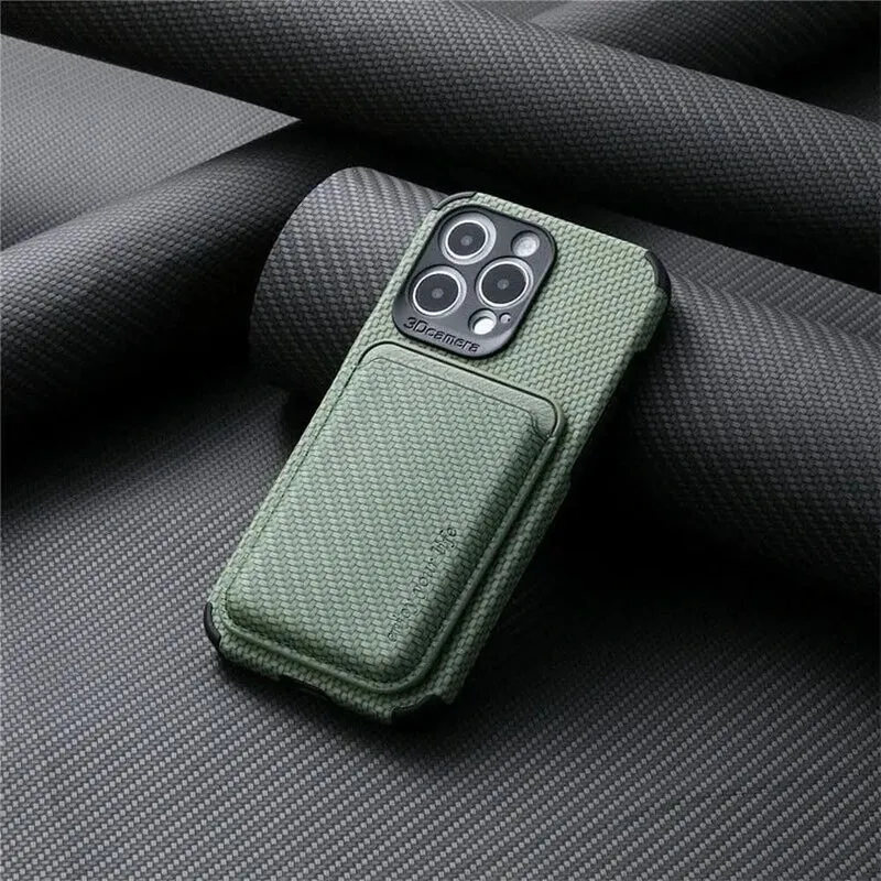 MagSafe Wallet Case mit Carbonfaser-Schutz