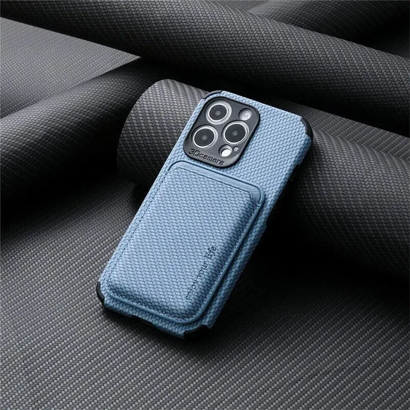MagSafe Wallet Case mit Carbonfaser-Schutz