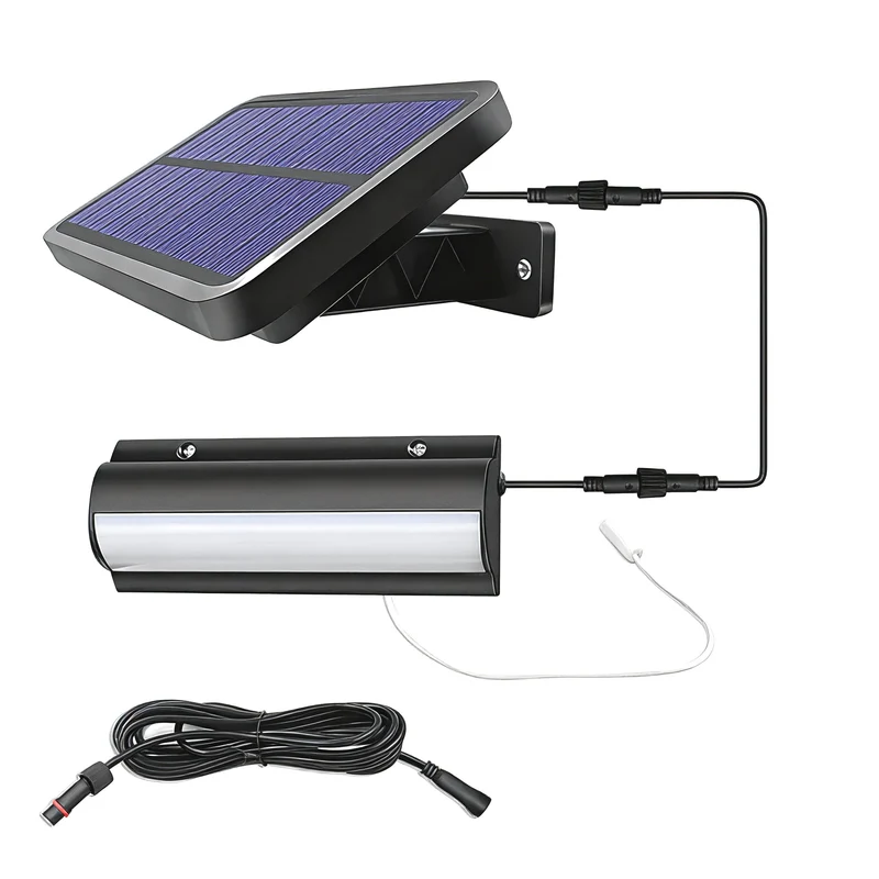 Skanto | Moderne solarbetriebene LED-Außenwandleuchte