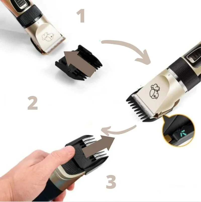 Skanto | Professioneller Hunde-Trimmer mit Bürste für alle Felltypen