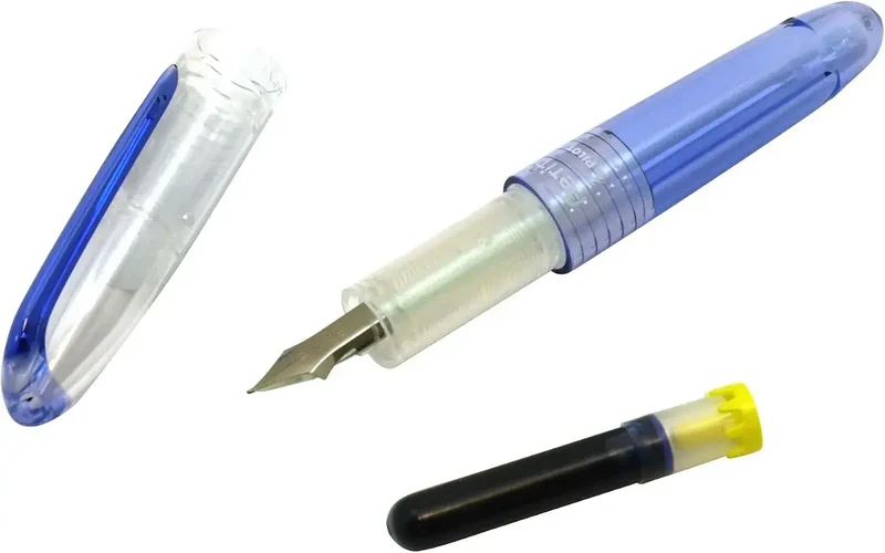 Pilot Petit1 Portable Fountain Pen, Fine 0.3 mm, Blue-Black