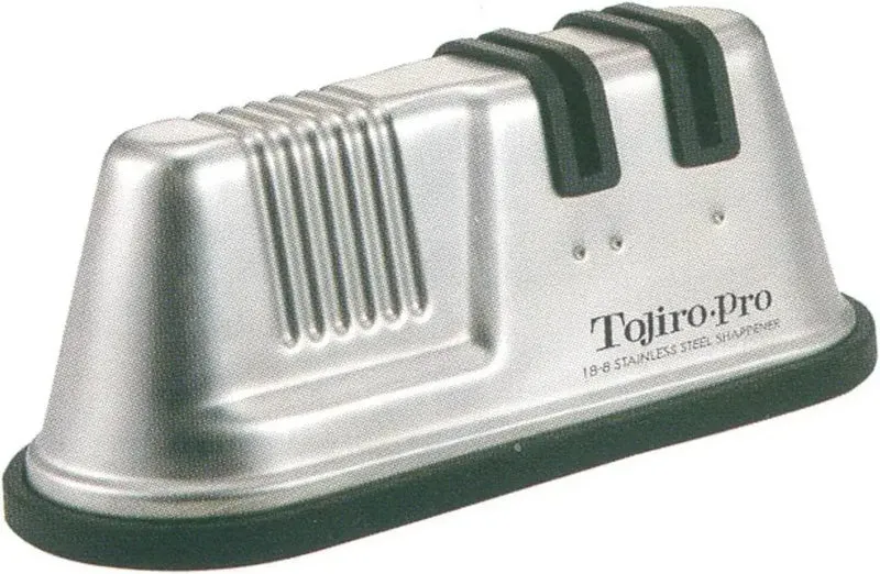 Tojiro Fujijiro Corbec Trism Whetstone Sharpener, Silver 17.6 cm