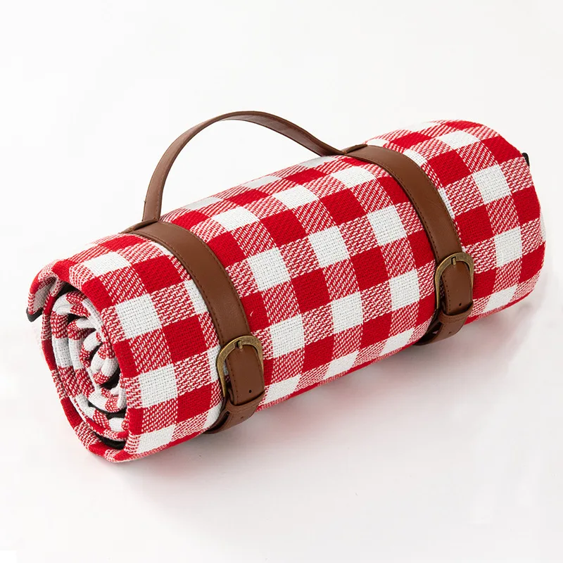 NovaPlaid | Wasserdichte faltbare Picknickdecke mit Tragegurt | Skanto