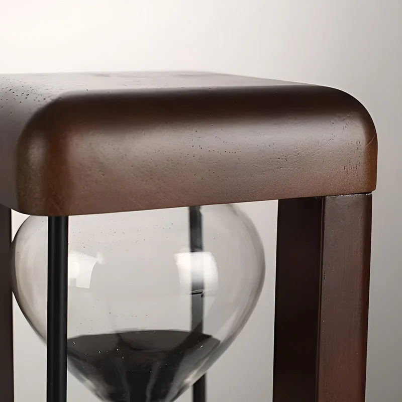 30-Minuten-Sanduhr – Massivholzrahmen & dekorativ | Ideal für Büro und Zuhause | Skanto