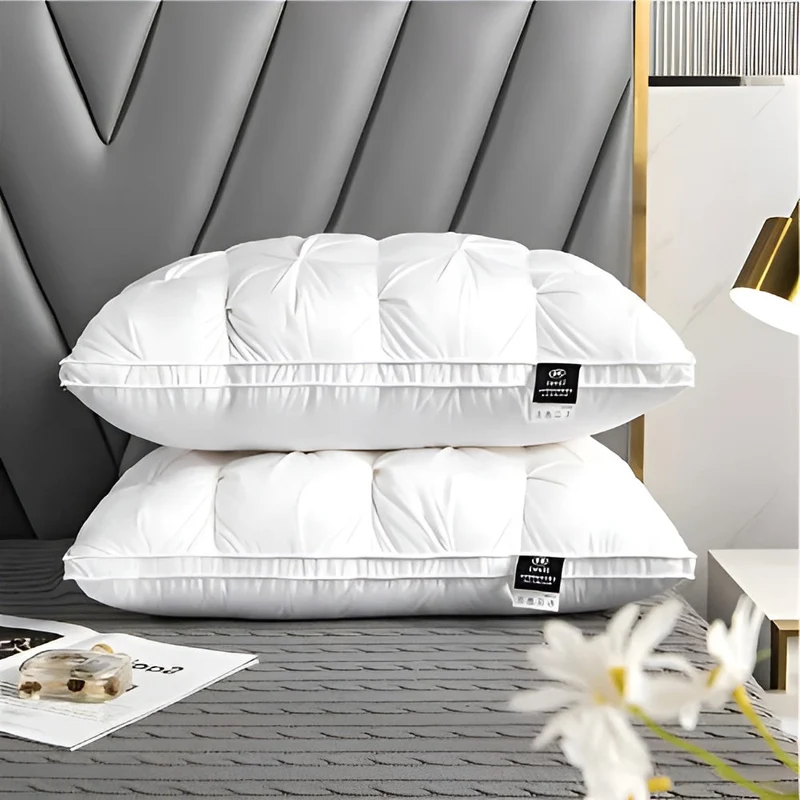 Hotelkissen mit Daunenfüllung – Luxuriös und bequem | Modernes Design für Schlaf- und Wohnzimmer | Skanto