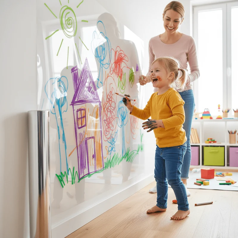 Skanto | Transparente Wandschutzfolie für Zuhause