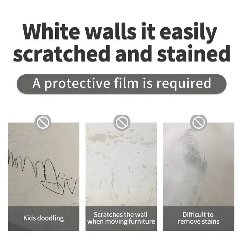 Skanto | Transparente Wandschutzfolie für Zuhause
