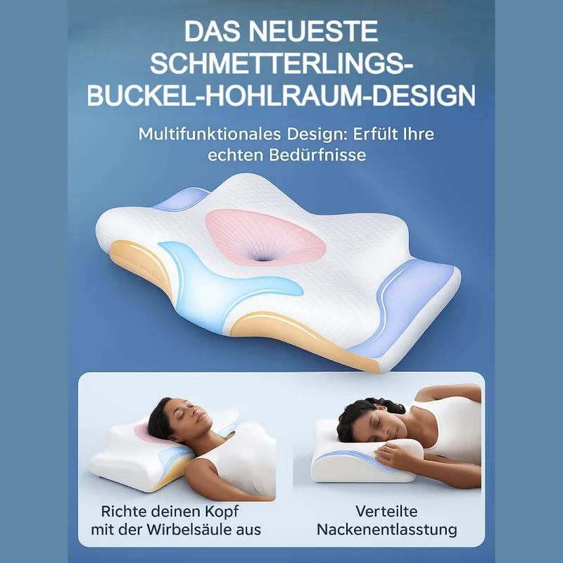 Ergonomisches Nackenkissen – Für entspannten Schlafkomfort
