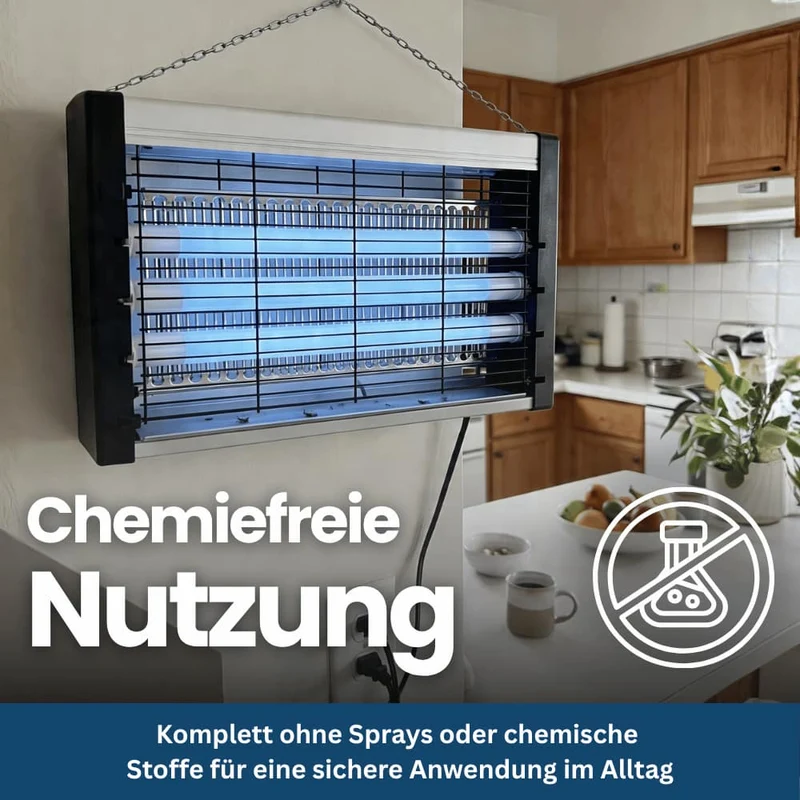 UV-Insektenlampe mit elektrischem Gitter