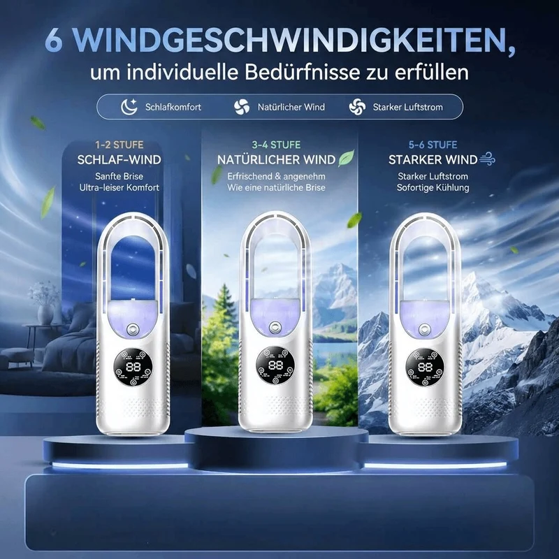 Flüsterkühl – Leiser Turmventilator mit 3 Geschwindigkeitsstufen