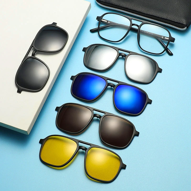 Skanto | Sonnenbrille mit austauschbaren Gläsern 6-in-1