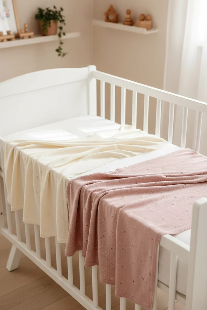 Babydecke 100% Merinowolle- mit Sorglos-Paket – Babydecke + spezieller Bio-Spray gegen Geruch