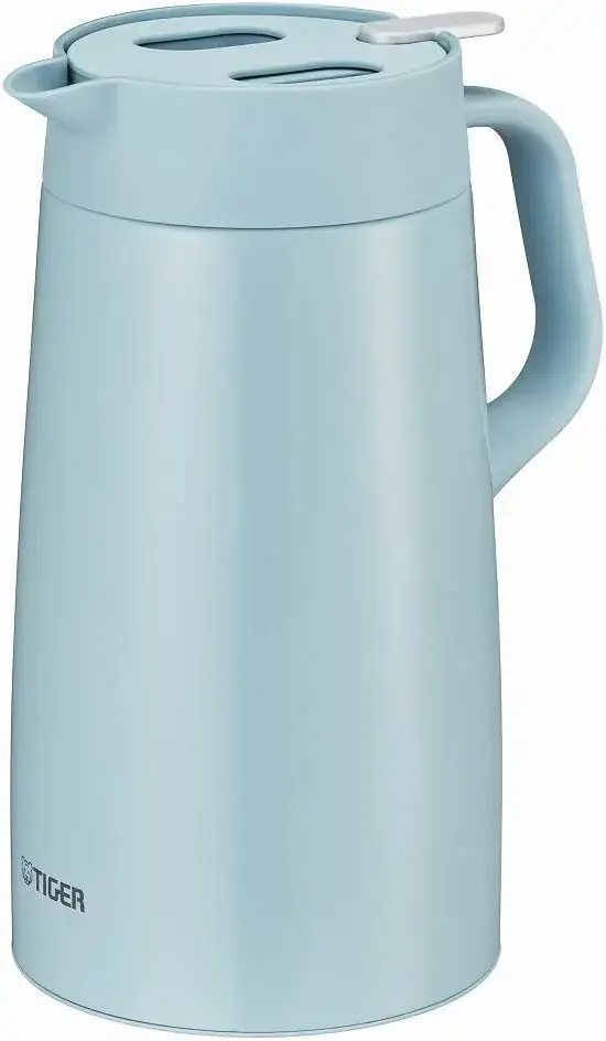 Tiger Thermal Insulated Tabletop Pot 1.6 L Aqua Blue Vacuum Jug