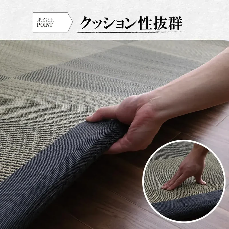 Ikehiko Corporation Grass Sheet Bed Pad Single Green Japan Mat