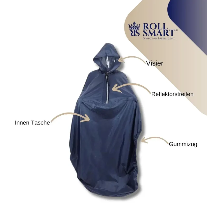 Der ultimative regenponcho für rollstuhlfahrer regenschutz