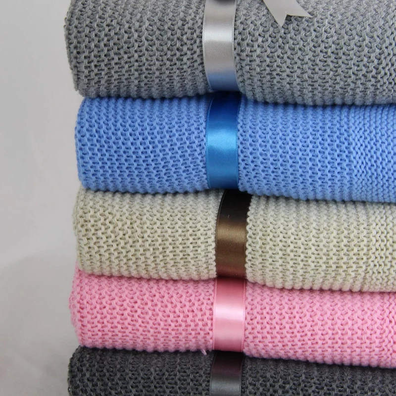 Little Dedi® – Strickdecke für Baby - 80x100 cm (OEKO-TEX)
