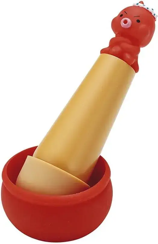 Connect Days Takochan Takoyaki Kitchen Tool Set, Red, 6-Piece