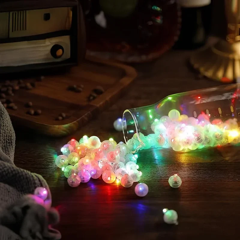 Mini-Lichtkugeln mit Batterie – 1,25 cm klein, für Tisch und Ballon