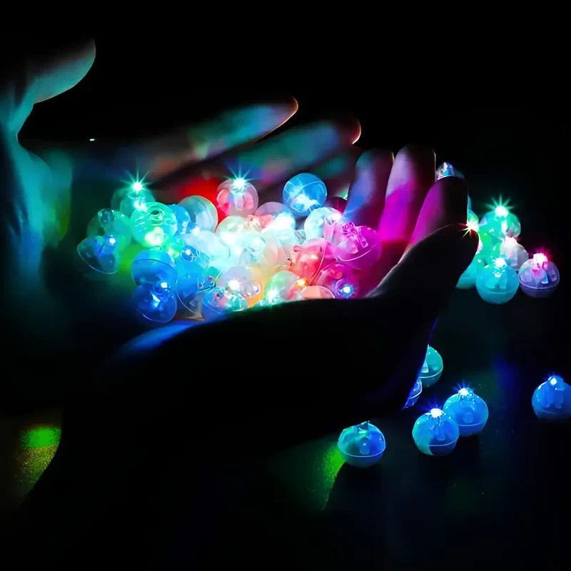 Mini-Lichtkugeln mit Batterie – 1,25 cm klein, für Tisch und Ballon