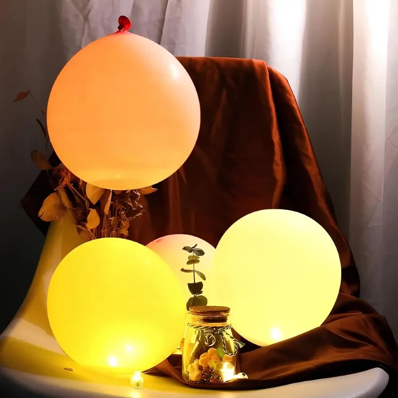 Mini-Lichtkugeln mit Batterie – 1,25 cm klein, für Tisch und Ballon