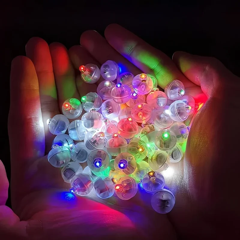 Mini-Lichtkugeln mit Batterie – 1,25 cm klein, für Tisch und Ballon