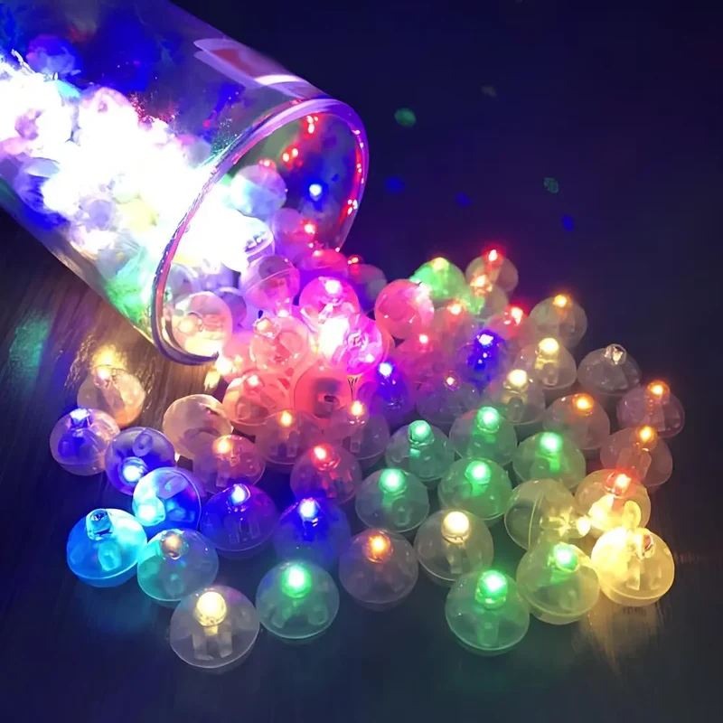 Mini-Lichtkugeln mit Batterie – 1,25 cm klein, für Tisch und Ballon