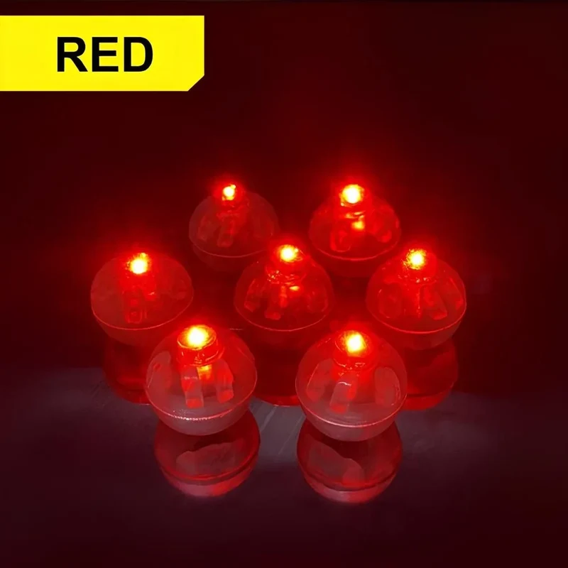 Mini-Lichtkugeln mit Batterie – 1,25 cm klein, für Tisch und Ballon