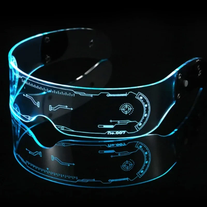 LED-Partybrille – drei Leuchtmodi, acht Farben oder Farbwechsel