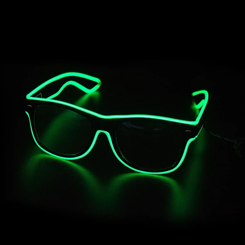 LED-Partybrille – drei Leuchtmodi, acht Farben oder Farbwechsel