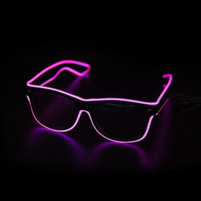 LED-Partybrille – drei Leuchtmodi, acht Farben oder Farbwechsel