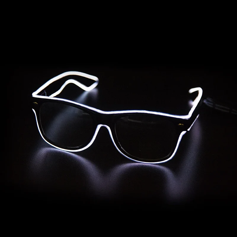 LED-Partybrille – drei Leuchtmodi, acht Farben oder Farbwechsel