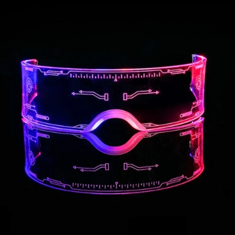 LED-Partybrille – drei Leuchtmodi, acht Farben oder Farbwechsel